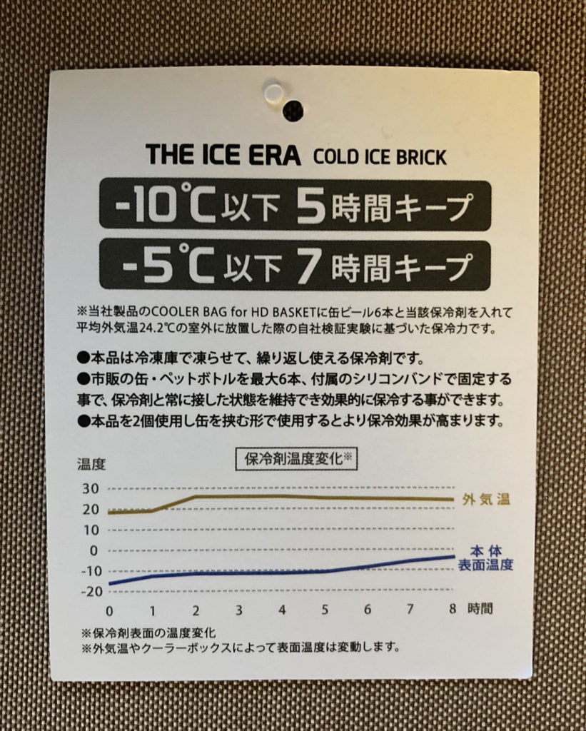 COLD ICE  BRICK＜THE ICE ERA by POST GENERAL＞ラベル2