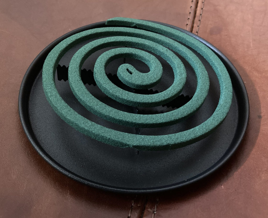 WHATNOT／MOSQUITO COIL HOLDER（ブラック）蚊取り線香セット