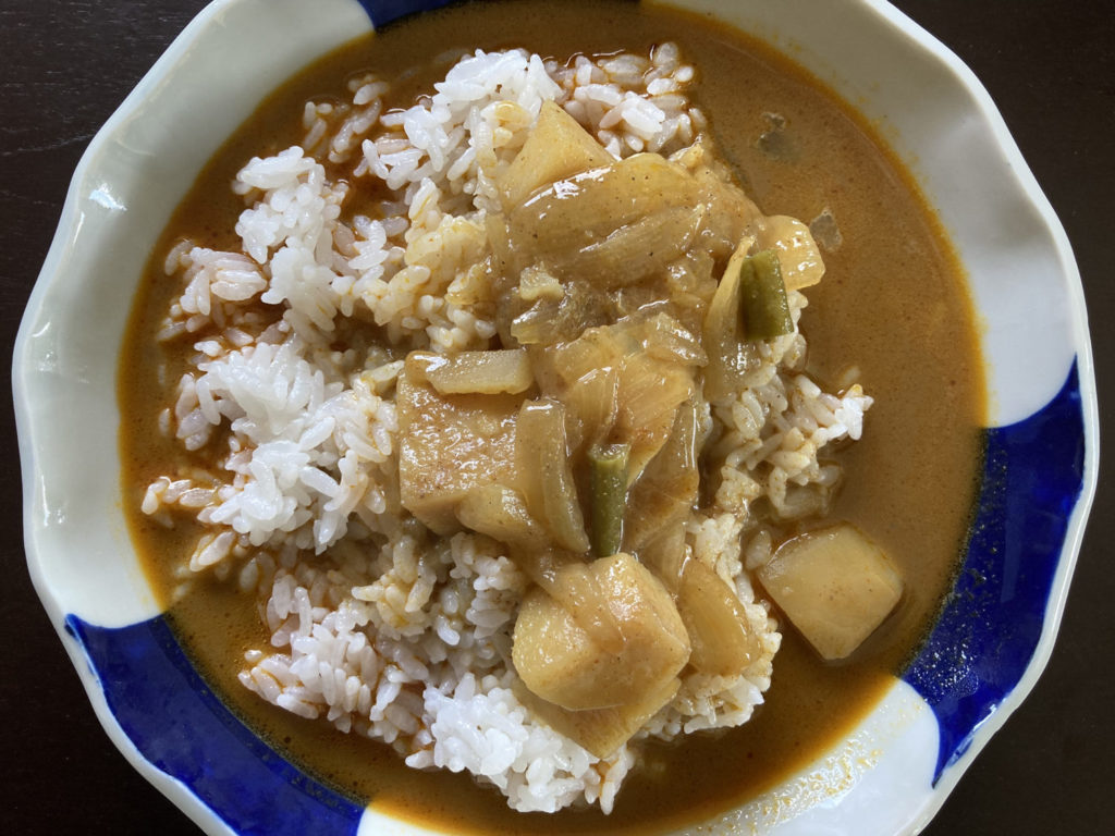 Thai Vegetable Curry（タイ ベジタブルカレー）盛り付け