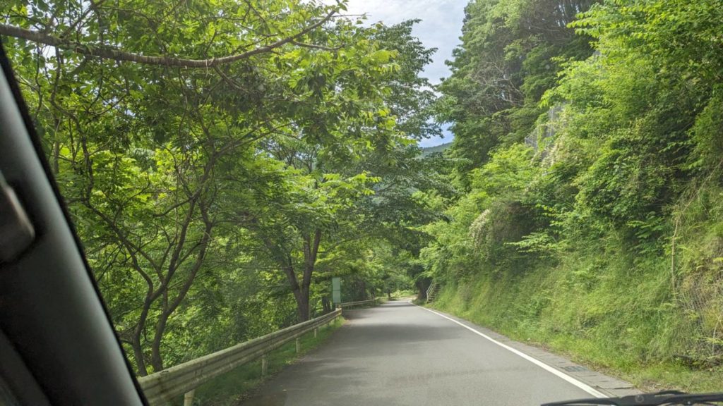 京都市 宇津峡公園への道2