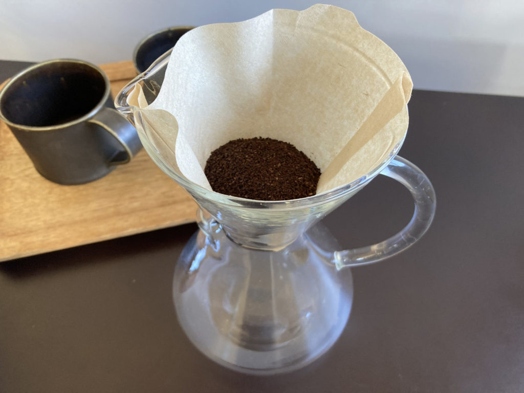 S.A.I. G70 HANDCRAFTED COFFEE BREWING VESSEL　とコーヒー粉