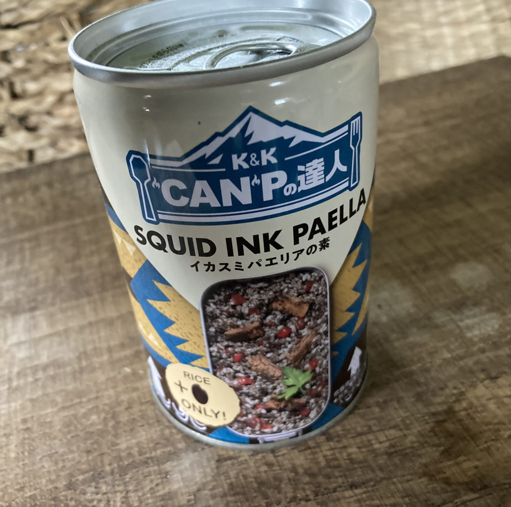 ”CAN”Pの達人（キャンプの達人） イカスミパエリアの素　缶１