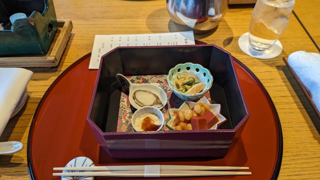琵琶湖ホテル　日本料理 おおみ　夕食2